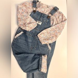 EUC Oshkosh B’Gosh Overall Set